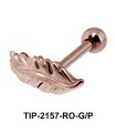 Familiar Design Helix Ear Piercing Leave TIP-2157