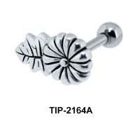 Floral Helix Ear Piercing Leave TIP-2164A