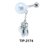 Pearl Dangle Helix Ear Piercing TIP-2174
