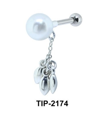 Pearl Dangle Helix Ear Piercing TIP-2174