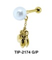 Pearl Dangle Helix Ear Piercing TIP-2174