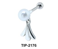 Pearl n Leaves Helix Ear Piercing TIP-2176