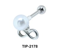 Pearl Infinity Helix Ear Piercing TIP-2178