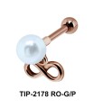 Pearl Infinity Helix Ear Piercing TIP-2178