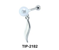 Dangling Leaf Helix Ear Piercing TIP-2182