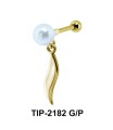 Dangling Leaf Helix Ear Piercing TIP-2182
