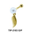 Hanging Leaf Helix Ear Piercing TIP-2183