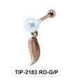 Hanging Leaf Helix Ear Piercing TIP-2183