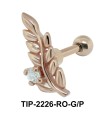 Dazzling Flower Shape Helix Ear Piercing TIP-2226