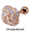 Bud Flower Shape Helix Ear Piercing TIP-2230