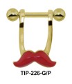 Mustache Shaped Helix Mini Shields TIP-226E