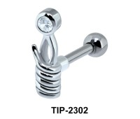 Twisted Shaped Helix Ear Piercing TIP-2302
