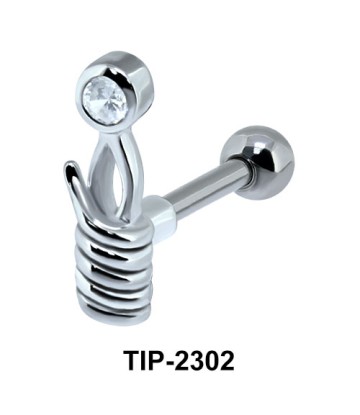 Twisted Shaped Helix Ear Piercing TIP-2302