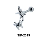 Knot Shaped Helix Ear Piercing TIP-2315