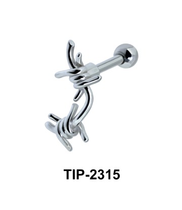Knot Shaped Helix Ear Piercing TIP-2315