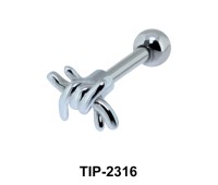Knot Shaped Helix Ear Piercing TIP-2316