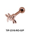 Knot Shaped Helix Ear Piercing TIP-2316