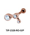 CZ Helix Ear Piercing TIP-2328