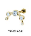CZ Helix Ear Piercing TIP-2329