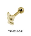 Stripe Pattern Helix Ear Piercing TIP-2332