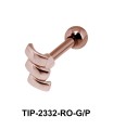 Stripe Pattern Helix Ear Piercing TIP-2332