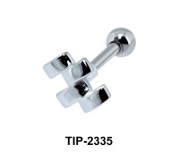 Stripe Pattern Helix Ear Piercing TIP-2335