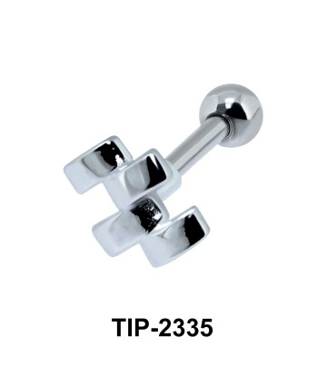 Stripe Pattern Helix Ear Piercing TIP-2335