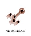 Stripe Pattern Helix Ear Piercing TIP-2335