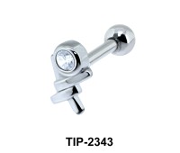 CZ Helix Ear Piercing TIP-2343