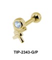CZ Helix Ear Piercing TIP-2343