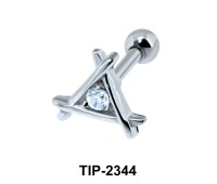 CZ Helix Ear Piercing TIP-2344
