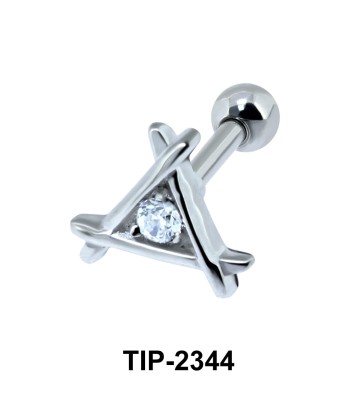 CZ Helix Ear Piercing TIP-2344