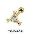CZ Helix Ear Piercing TIP-2344