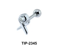 CZ Helix Ear Piercing TIP-2345