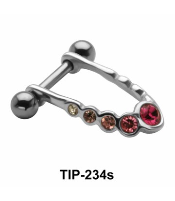 Multiple Stone Cartilage Mini Shields TIP-234s