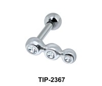 Multiple Stones Helix Ear Piercing TIP-2367