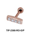 Multiple Stones Helix Ear Piercing TIP-2368