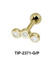 Multiple Stones Helix Ear Piercing TIP-2371