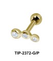 Multiple Stones Helix Ear Piercing TIP-2372