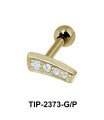 Multiple Stones Helix Piercing TIP-2373