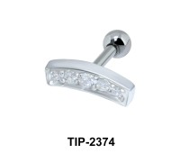 Multiple Stones Helix Piercing TIP-2374