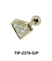 Diamond Shaped Helix Ear Piercing TIP-2378