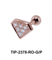 Diamond Shaped Helix Ear Piercing TIP-2378