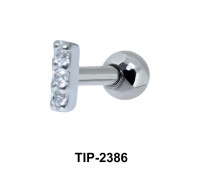 Multiple Stones Helix Ear Piercing TIP-2386