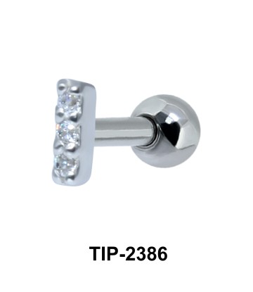 Multiple Stones Helix Ear Piercing TIP-2386