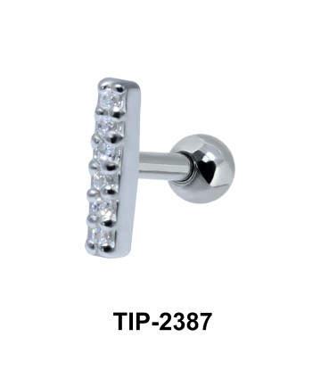 Multiple Stones Helix Ear Piercing TIP-2387