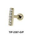 Multiple Stones Helix Ear Piercing TIP-2387
