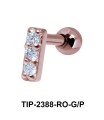 Multiple Stones Helix Ear Piercing TIP-2388