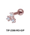 Multiple Stones Helix Ear Piercing TIP-2398