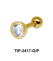 CZ Helix Ear Piercing TIP-2417